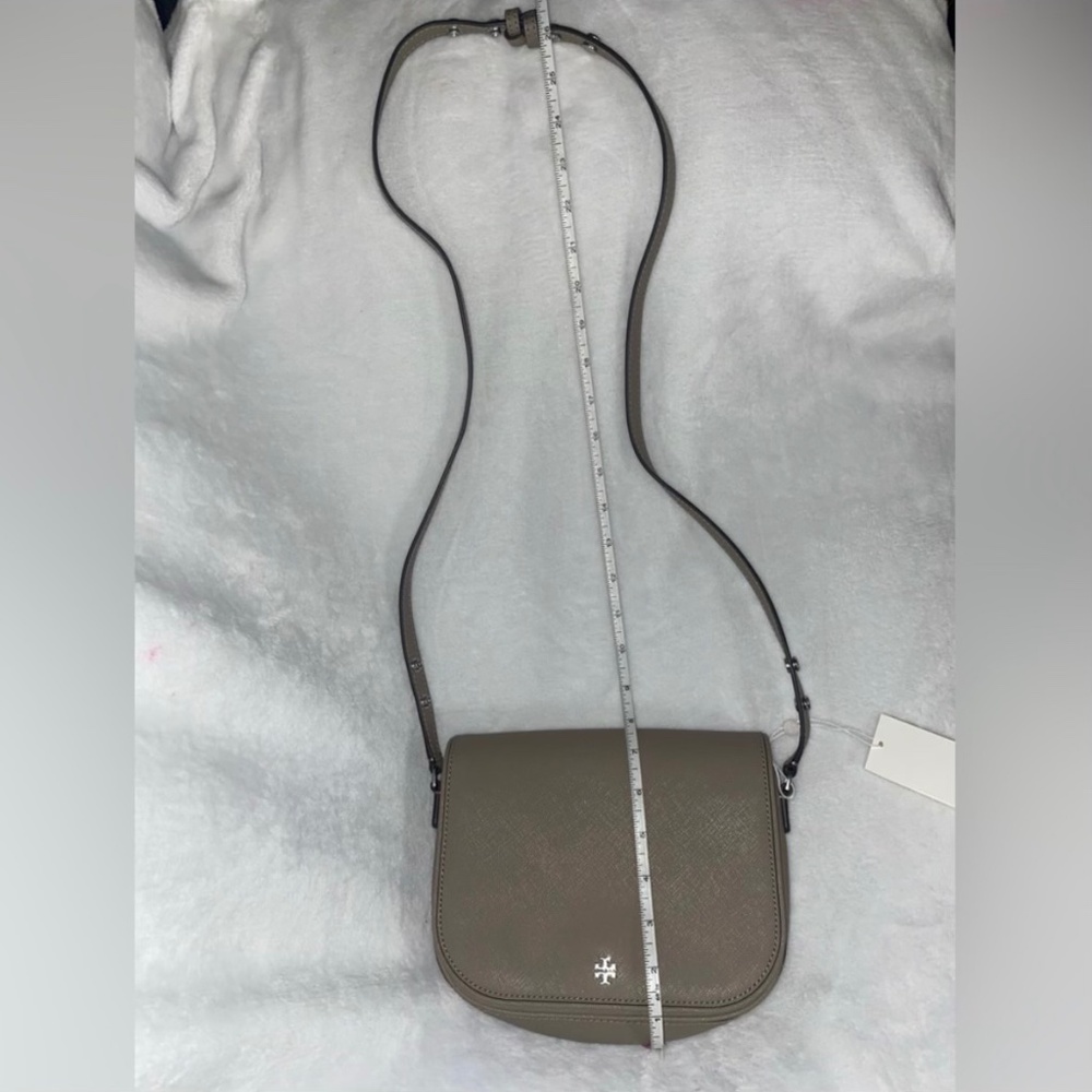 Tory Burch- Emerson Crossbody -Grey Heron